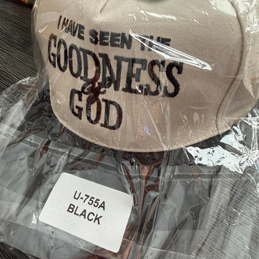 Zenana I Have Seen the Goodness of God Embroidered Adjustable Baseball Cap NWT